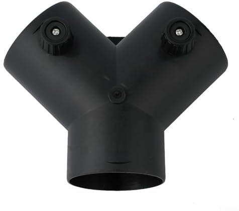 Feegow Raccord de tuyau de conduit d'air chaud de 60 mm de diamètre - Réglable de type Y - Pour chauffage d'air diesel - Accessoires auxiliaires pour Eberspacher