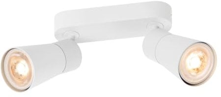 SLV PURI 2.0 Cone, Wand- und Deckenaufbauleuchte, long, 2 x max. 6 W GU10, weiß