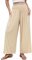 CMTOP Pantalones Mujer Verano Pantalone Pierna Ancha Casuales Pantalones Ligeros con Cintura Alta Elástica Palazzo Pantalone de Playa Holgados de sólido con Bolsillos para Vacaciones