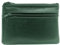 Charmoni - Portefeuille - Porte Monnaie - Multi Poches - en Cuir véritable - pour Homme (Vert foncé)