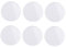GRADENEVE 6 Pack Watch Glass Lens Round Flat Lens for Watch Repair Glass Scratch Resistant Easy to Fit