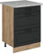 Vicco Küchenunterschrank R-Line, Schubladenschrank für die Küche, Beton, 60 cm AP Marmor