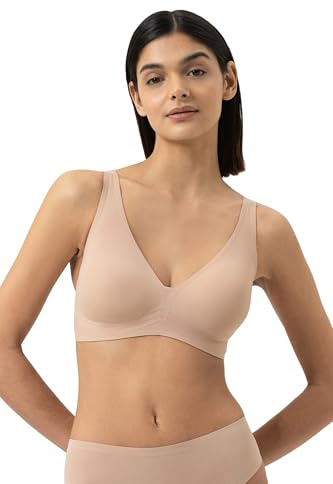 Mey Damen Triangle BH Bügellos Serie Simply Better Invisibles | Breite Träger, Verstellbare Träger, vierfacher verstellbarer Haken-Ösen-Verschluss, Extra flache Nähte, Gr. XS-XL