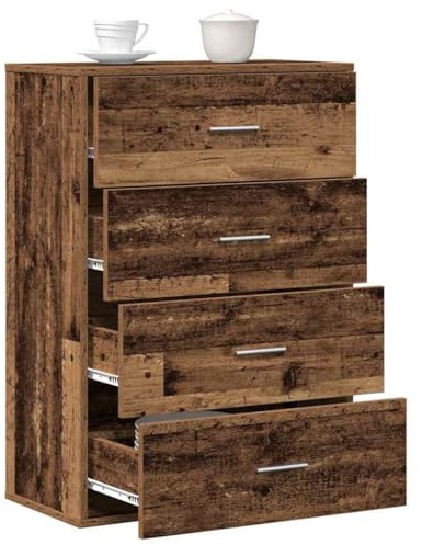 vidaXL Sideboard Altholz 60 x 31 x 84 cm Holzwerkstoff