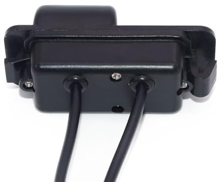 Emiif Reverse Camera for Ford Focus, Fiesta, Galaxy, C-Max, Ecosport, for Kuga, for Mondeo, S-MAX, Transit Custom, 170° View, IP66 Waterproof, Number Plate Light Mount