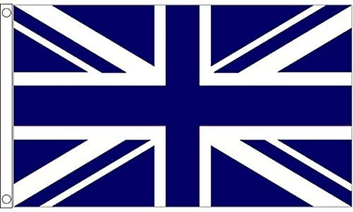 AZ FLAG - Flagge Vereinigte Königreich Blau - 150x90 cm - Union Jack Fahne 100% Polyester mit Messing-Ösen - 110g