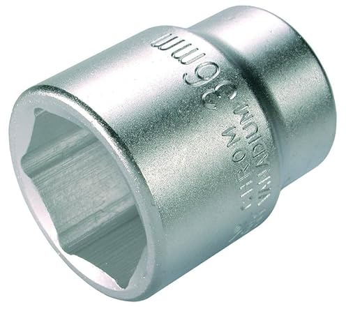 OC-PRO Douille 3/4 Chrome Vanadium 6 Pans 27 mm Carré Conducteur 3/4 - Ensemble de Clés Hexagonales