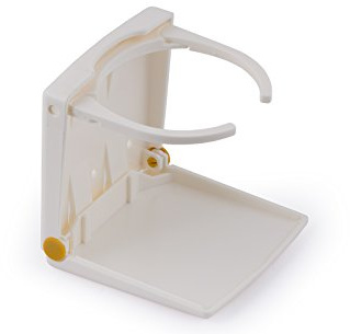 Getränkehalter weiß, klappbar, Haltearme verstellbar Dosenhalter | Für Auto Caravan Camping und Reisemobil geeignet, Auto Caravan Camping & Caravan | Für Camping | Länge: 97 mm | Breite: 95 mm