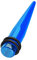 Piersando Dehnungsstab Ohr Piercing Dehnstift Dehner Ohrdehner Dehnstab Flesh Tunnel Plug Expander Taper Stab Gerade Blau 1,6mm