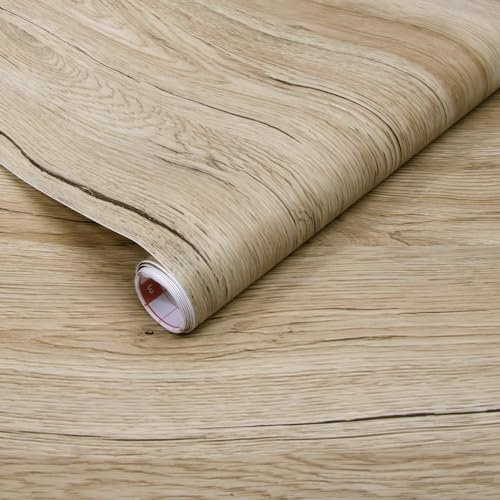 Superfresco Easy Film adhésif décoratif pour Meuble Chêne Clair 200 x 67,5cm Beige | Papier adhésif pour Meuble, Rouleau adhésif décoratif