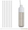 HALM pailles en verre 6x 30 cm de long pour Stanley Cup Quencher Tumbler & bouteilles jusqu'à 1,2 litre + brosse de nettoyage lavable au lave-vaisselle - Pailles réutilisables - pour gourdes