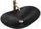Rea Aufsatzwaschbecken Schüssel Tischplatte Royal Schwarz Matt 61 x 35 x 15 cm cm Badezimmer Keramik