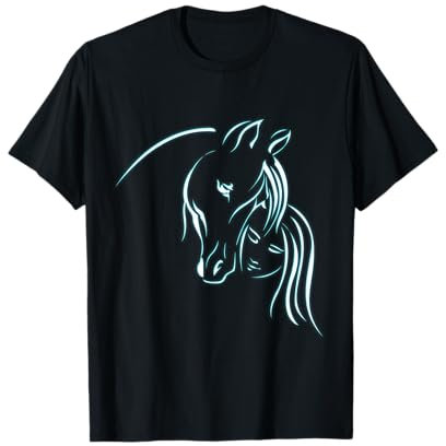 Cavallo Ragazza, Equitazione, Cavallo Regalo, Donne Ragazze Maglietta