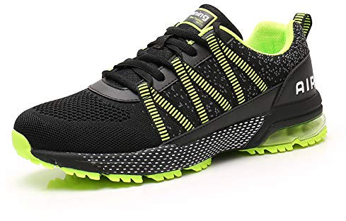 Basket Femme Homme Air Chaussure Outdoor Running Gym Fitness Sport Sneakers Style Multicolore Respirante Green 34