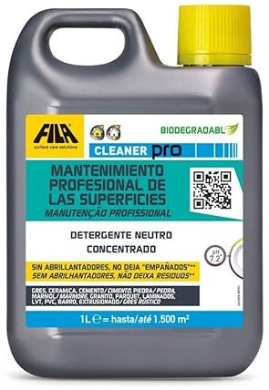 CLEANER PRO, Detergente con pH Neutro Ideal para todo tipo de pavimentos y revestimientos, incluso los más delicados, Excelente para superficies en mármol, gres, resina, vinilo, madera