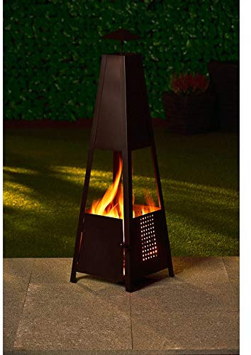 Arizona Pyramid Chiminea Log Burner Fire Pit