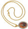 NUOBESTY Antiken Reines Medaillon Halskette Anhänger Foto Rahmen Religiöse Emaille Charme Kragen Kette Schmuck für DIY Handwerk Hüfte- Tanzen Party Geschenk 3Mm X 61Cm Grün