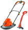 Flymo TurboLite Hover Mower and MiniTrim Grass Trimmer – 1400 W, 25 cm Cutting Width, Ambidextrous Handles, Folds Flat