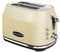 Rangemaster RMCL2S201CM Classic Cream 1kW 2 Slice Toaster with Defrost, Cancel & Reheat Functions, Removable Crumb Tray & 6 Power Levels with 2 Year Guarantee