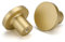 LONTAN 4 Pack Gold Drawer Knobs Gold Kitchen Knobs Round Cabinet Drawer Hardware Brass Cupboard Door Hardware Aluminum Alloy for Wardrobes Furniture