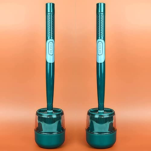 Magic Silicone Toilet Brush mit Reiniger zum Befüllen,Soap Despenser,Bürste mit Spülmittelspender Set,Toilettenbürste mit Seifenspender,Toilet Brush with Soap Dispenser,Toilettenbürste mit Flüssi