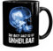 Moonworks® Kaffee-Tasse Xray Der Arzt sagt es ist unheilbar Hobby Schädel Röntgenbild Schädel Controler Joypad Zocken Gamer schwarz unisize