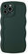 Caseative for iPhone 12 Pro Max Case, Solid Color Curly Wave Frame Soft Compatible with iPhone Case (DGreen,iPhone 12 Pro Max)