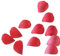 250pcs Pétale de Rose, Rouge Comestibles Pétale De Rose, Pétales de Rose Simulés, Gâteaux Desserts Cupcake Décorations Comestible Fleurs en Papier pour Saint-Valentin, Mariage, Fête, Décoration