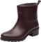 Realpaks Women's Short Rain Boots BG 5/2 - Stivali da pioggia da donna, stivaletti da donna, stivali corti in gomma da donna, borgogna, 37 EU