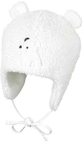 Sterntaler Baby Mädchen Mütze Baby Inkamütze Eisbär