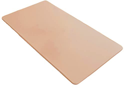 rismart Elastisch Tischtuch Pu-Leder Rechteckig Wasserdicht Ölbeständig Tischdecke Tisch Stoff Braun,90 x 140 cm