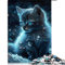 1000 Teile Puzzle Katze Erwachsene Puzzles Kartonpuzzles Home Art Decor (Größe 26x38cm)