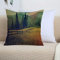 2er-Set Dekorativ Kissenbezug 45x45 cm,Natur, Gebirgstal mit Tannenbaum Blumenfeld Zäune Ländlich,Polyester Kissenbezüge Dekokissen Kissenhülle Set Kissen Fall für Sofa Auto Schlafzimmer Zuhause Dekor