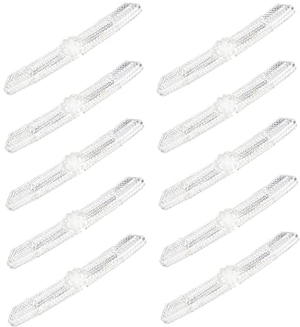 Kisangel Bicycle Wheel Spoke Reflectors 10 Pack Night Safety Warning Reflective Accessories for Road and Mountain Bikes Enhance Visibility