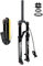 UKALOU 26 27,5 29 Zoll Mountainbike-Federgabel 160 mm Federweg MTB-Gabel 1-1/8 Zoll Fahrrad-Luftgabeln für Downhill-Radfahren – Schwarz
