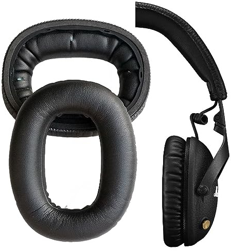 V-MOTA ANC Ohrpolster kompatibel mit Marshall Monitor II Kopfhörer mit aktiver Geräuschunterdrückung (nicht geeignet für kabelgebundene Monitore/Bluetooth-Monitor-Headsets) (1 Paar)