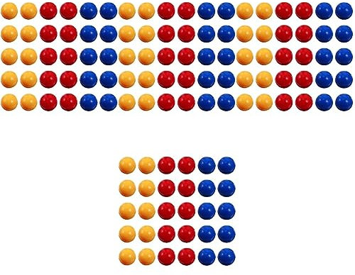 INOOMP Laufstall 4 Sets Lotterieball Abschlussball-Requisiten Tennis Bier-Pong Babyspiel Pingpong-Tombola Ziehungsbälle Kommissionierungsbälle Für Party-Aktivität Partybälle Pp Mit Dem