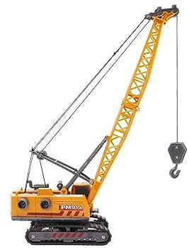 Toyland® Construction Crane Play Vehicle - Realistic Moving Parts - Operatable Toys For Kids - 1:55 Scale
