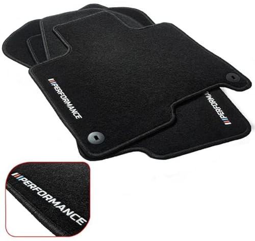 MATSMORE Velours fussmatten Auto Velours-Auto Fußmatten für Auto Velours fussmatten kompatibel mit Mercedes C S204 W204 2007-2014