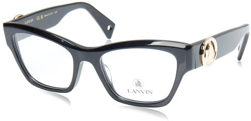 Lanvin LNV2617 001 Black Eyewear Woman Acetato, Modified Rectangle, 52