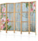 murando - Paravent Intérieur Japonais 225x172 cm - Séparateur de Pièce en Bois Naturel et Toile Imprimée - Cloison de Séparation pour Chambre - Paravent Oriental Portable et Pliable b-C-0510-bh-c