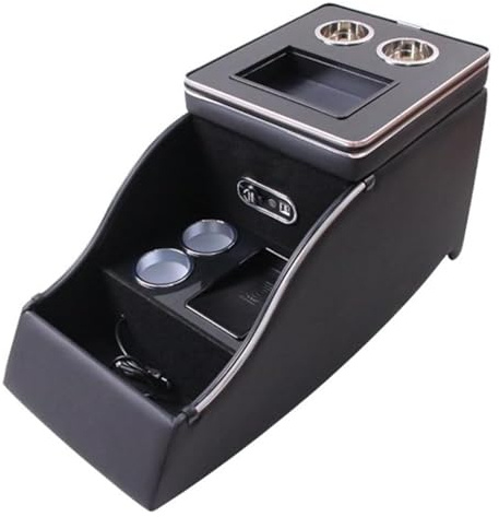 holohol Konsole Mittelkonsole Für Mercedes Für Benz Für Viano Für Vito W639 2003-2014 Zentrale Drahtlose Lade Armlehne Box Center Konsole Lagerung Box