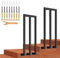 SCGSJZH Geländer für Treppen, U/M-förmige Anti-Rutsch-Handläufe Seitenmontage Treppengeländer, 45-110 cm vertikale Stützstange für Garten, Balkon, Korridor, Dachboden, Innen, Außen (95cm, M-Form)