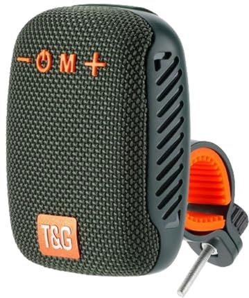 Haut-Parleur BT pour Vélo et Moto - Radio de Guidon 500 mAh - Accessoire de Montagne, Appareil de Cyclisme, Petit Stéréo Extérieur