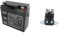 TASHIMA - Batterie 12V 20AH NH1220 Motoculture - Technologie Plomb Étanche Gel Sans Acide & Relais De Démarreur - Pièce De Remplacement Adaptable Pour Modèles Tondeuse Castelgarden