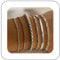 Dervivea Boho Layered Silver Bracelet Chain Paperclip Link Chain Bracelets Dainty Herringbone Twisted Rope Chain Bracelet Box Figaro Chain Bracelet Jewelry for Women 6 Pcs