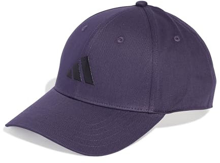 adidas Unisex - Adulto Baseball cap Cotton New Logo, Aurora Plum/Black, L