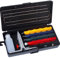CWOVRS Knife Sharpening System, Precision Knife Sharpener, Fix-Angle Knife Sharpening Kit Professional Chef Blade Grinder for Outdoor Sport, Kitchen, Workshop - 5 Whetsones (NO Oil)