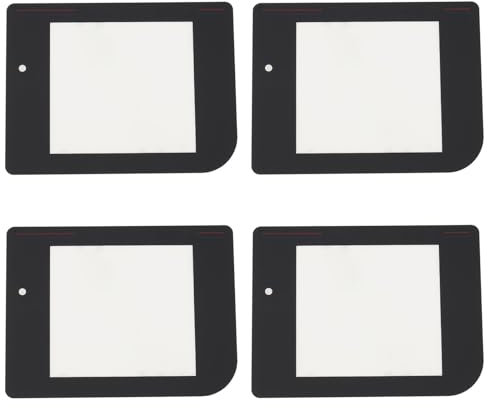 SG Store Ersatzdisplay für Nintendo Game Boy Classic Modell DMG-01, Schwarz, 4 Stück