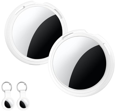 2 Pack Tracker Tags Finder Apple Find My MFi Certified Waterproof iOS Only